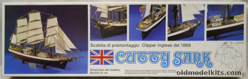 Aeropiccola Cutty Sark 1869 - 32 Inches Long plastic model kit